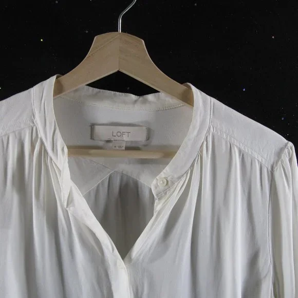 Loft Blouse Viscose - Size Medium - Gently Worn - Picture 2 of 4